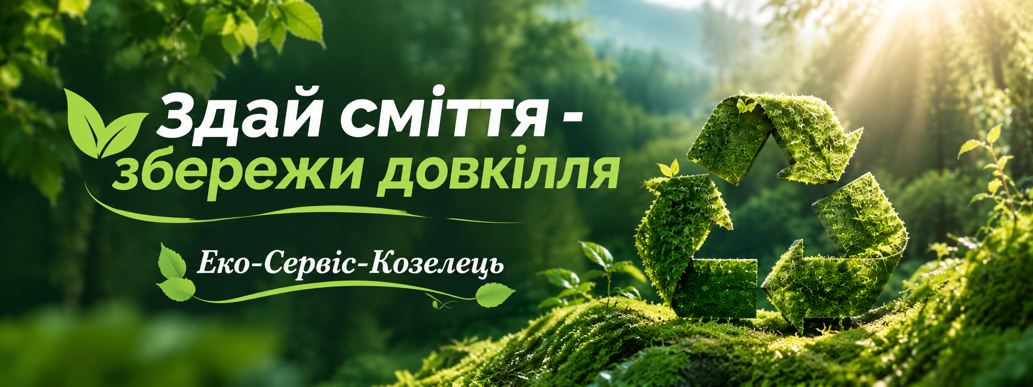 Здай сміття — збережи довкілля